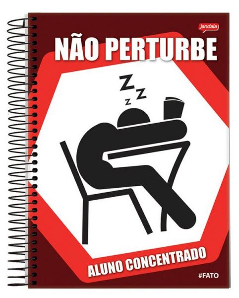 Caderno Não Perturbe! - 10 matérias
