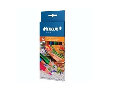 Lápis de Cor Hexagonal Mercur c/12